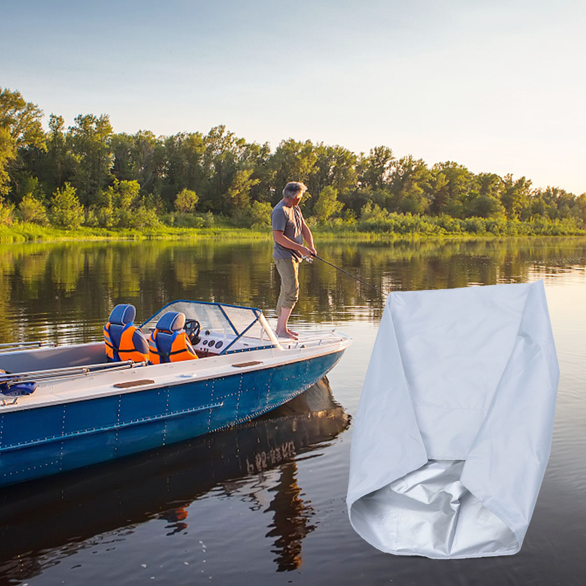 Universal Boat Seat Cover 210D - Fishing Boat Seat ulasan dan harga